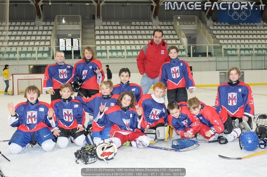 2011-01-30 Pinerolo 1496 Hockey Milano Rossoblu U10 - Squadra
